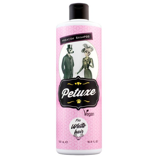 Petuxe For White Hair šampūnas baltiems šunims ir katėms, 500 ml
